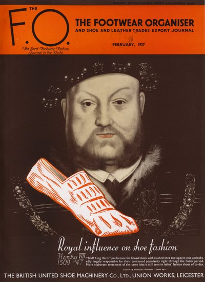 Přední strana obálky časopisu The Footwear Organiser od English School