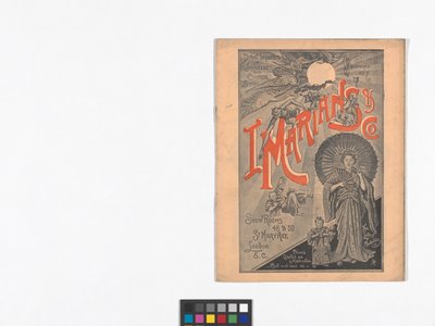 Přední strana obálky velkoobchodního katalogu vydaného nakladatelstvím I. Marians & Co. od English School