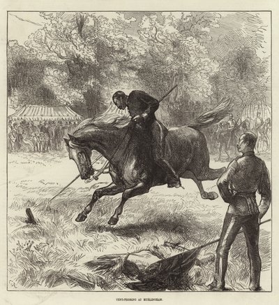 Přední strana obálky Illustrated London News, 12. června 1875 od English School