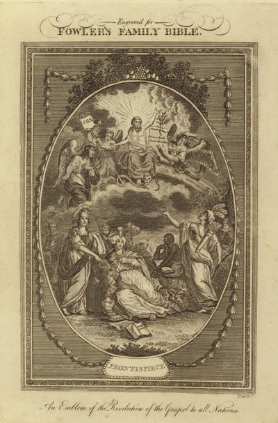 Frontispis (rytina) od English School