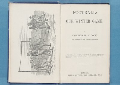 Frontispiece z Football: Our Winter Game, Charles W. Alcock, 1874 (viz také 315142 & 315144) od English School
