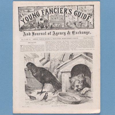 Frontispis z The Young Fanciers Guide, 1874 (viz také 315145) od English School