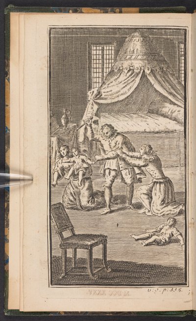Frontispis yorkshirské tragédie od English School