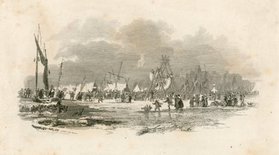 Frost Fair z roku 1814 od English School