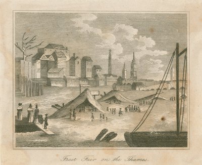Frost Fair z roku 1814 od English School