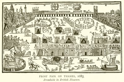 Frost Fair na Temži, 1683 od English School