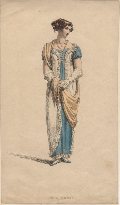Celé šaty, 1817 od English School
