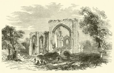 Furness Abbey (rytina) od English School