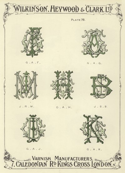 GAF, GAG, JRM, GAH, JSB, GAJ, GAK od English School