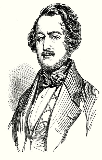 Gaetano Donizetti (rytina) od English School
