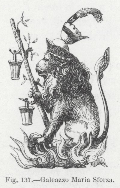 Galeazzo Maria Sforza (rytina) od English School