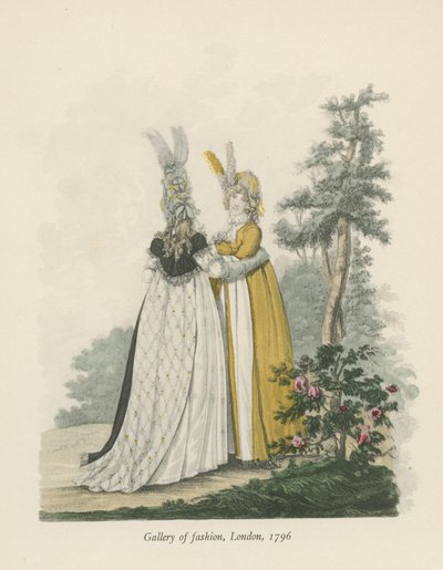 Galerie módy, Londýn, 1796 od English School