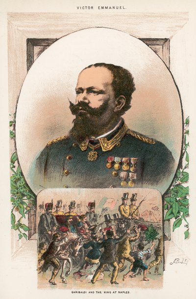 Garibaldi a král v Neapoli od English School