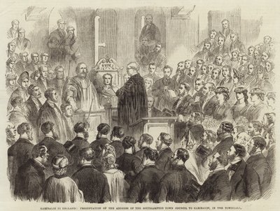 Garibaldi v Anglii od English School