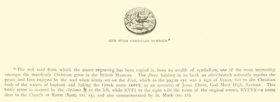 Drahokam s křesťanskými symboly od English School