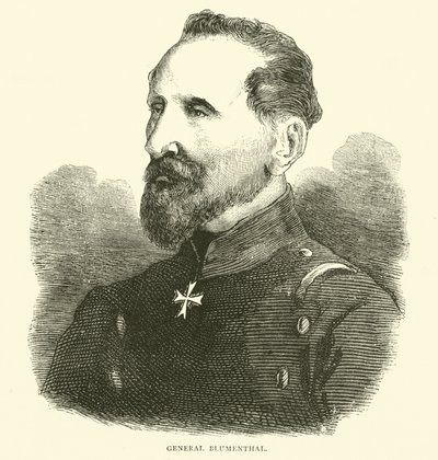 Generál Blumenthal, listopad 1870 od English School