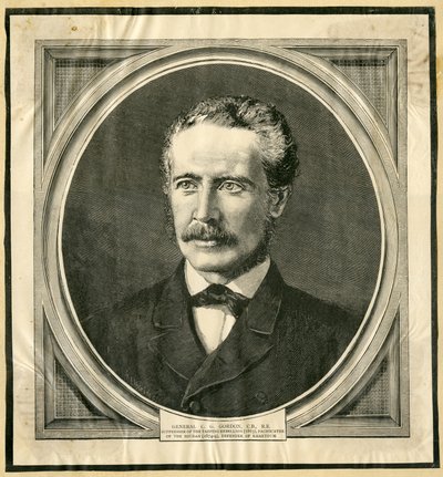 Generál Charles George Gordon (1833-85) od English School
