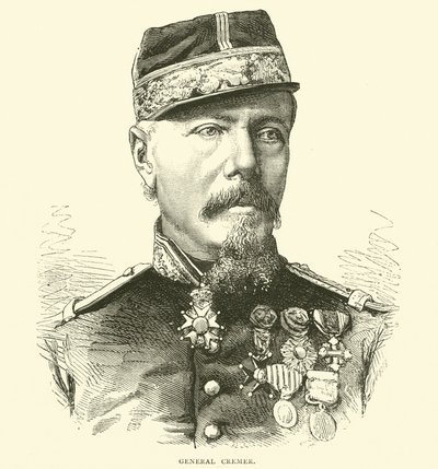 Generál Cremer, říjen 1870 od English School
