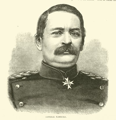 Generál Kamecke, říjen 1870 od English School