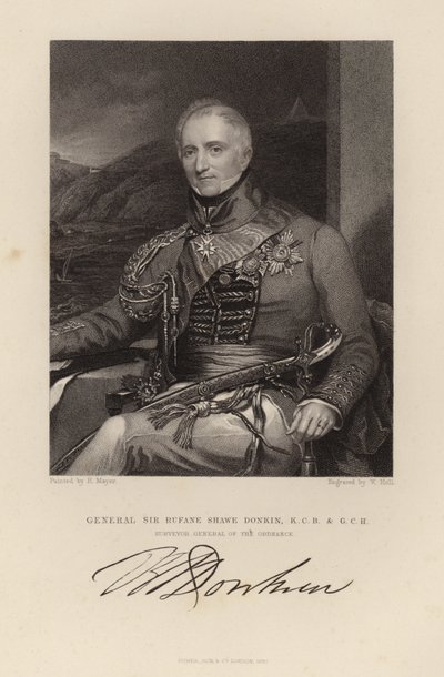 Generál sir Rufane Shawe Donkin od English School
