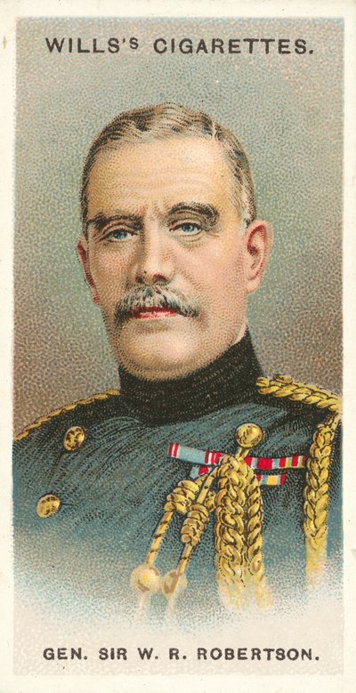 Generál Sir W R Robertson (chromolitho) od English School