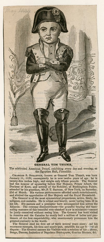 Generál Tom Thumb od English School