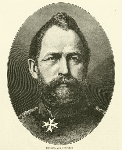 Generál von Tumpling, prosinec 1870 od English School