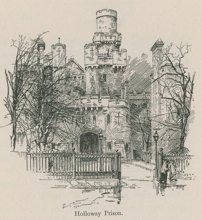Celkový pohled na věznici Holloway od English School