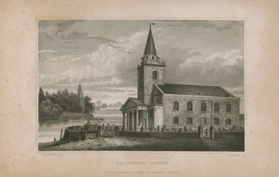 Celkový pohled na kostel Battersea od English School