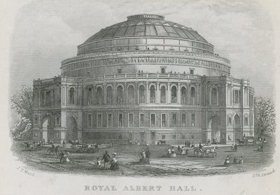 Celkový pohled na Royal Albert Hall od English School