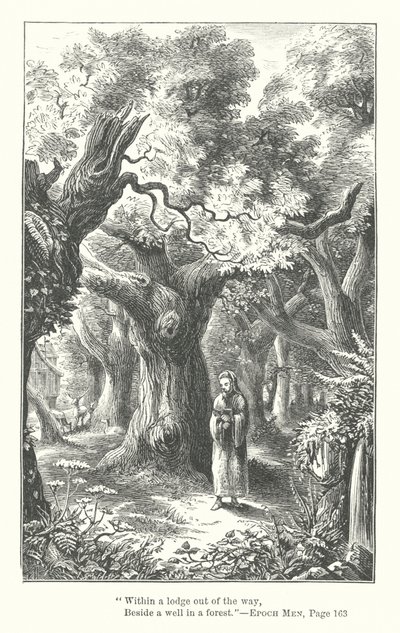 Geoffrey Chaucer (rytina) od English School