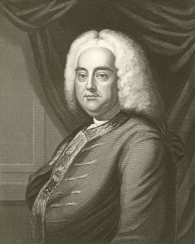 George F. Händel od English School