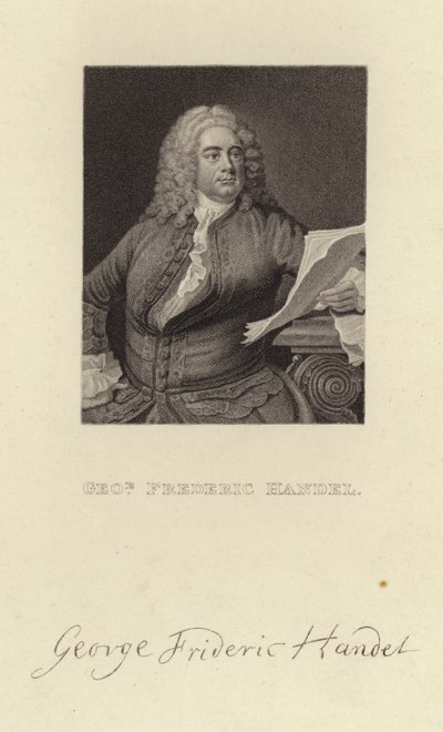 George Frederick Händel od English School