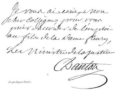 George Jacques Danton od English School