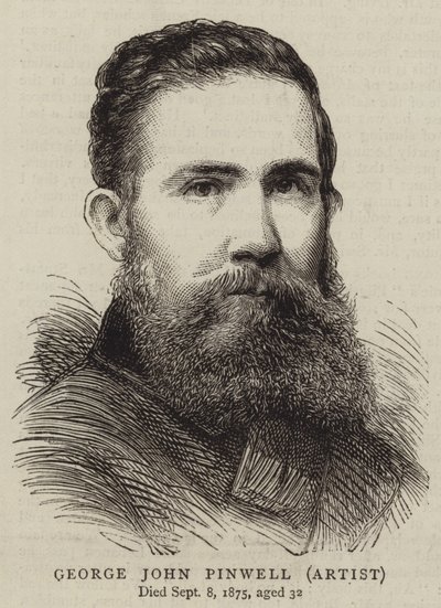 George John Pinwell, umělec (rytina) od English School
