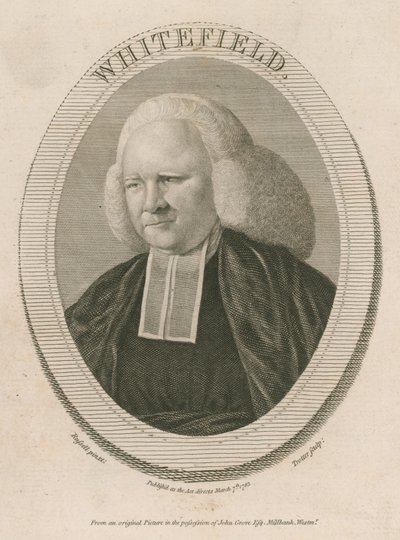 George Whitefield, MA, jeden ze zakladatelů metodismu od English School