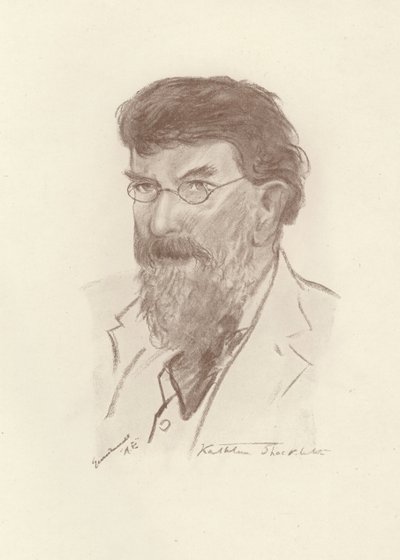 George William Russell , irský nacionalistický spisovatel a malíř od English School