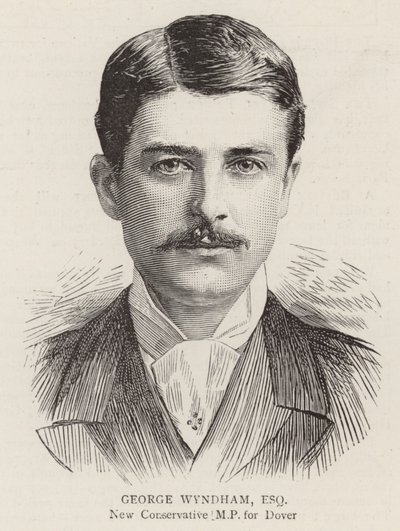 George Wyndham, Esquire (rytina) od English School
