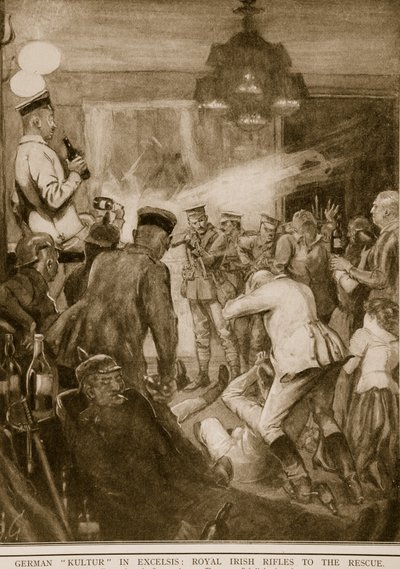 Německá kultura in Excelsis: Royal Irish Rifles to the rescue, 1914-19 od English School