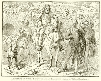 Němci ve válce - Henry Lion v Bardewicku od English School