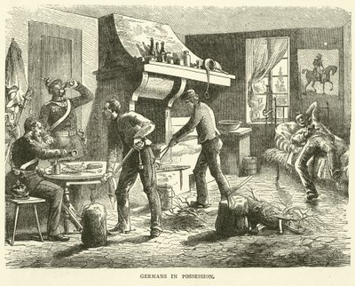 Němci v držení, září 1870 od English School