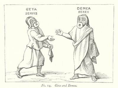 Geta a Demea (rytina) od English School