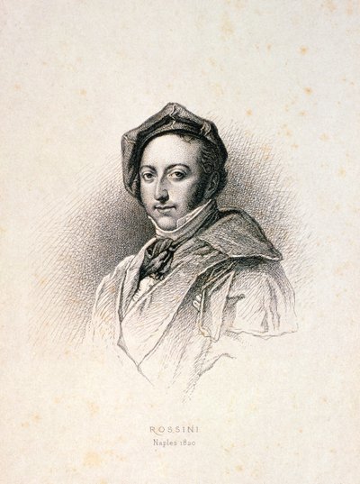 Gioacchino Antonio Rossini (1792-1868) 1820 od English School