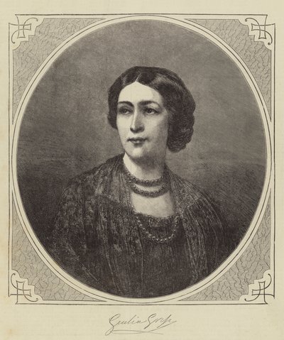 Giulia Grisi (rytina) od English School