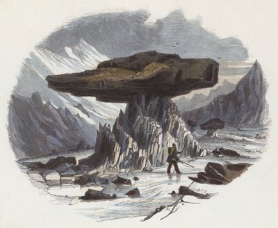 Glacier Tables (barevné rytí) od English School