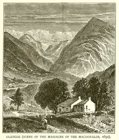 Glencoe (Scéna masakru Macdonaldů, 1692) od English School
