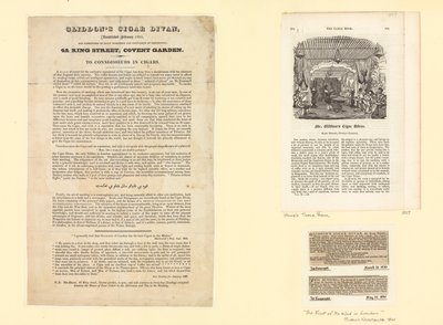 Gliddons Cigar Divan, založená v únoru 1825 od English School