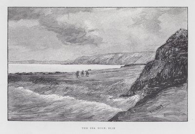 Golf: Mořská díra, Elie (litho) od English School