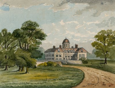Goring House, později Arlington House, na místě Buckinghamského paláce (wc na papíře) od English School