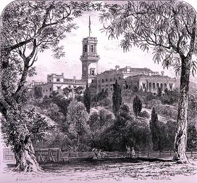 Government House, Melbourne, Austrálie, z 